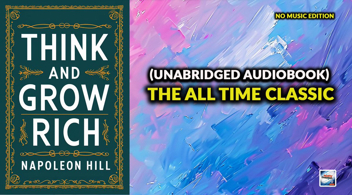 Think and Grow Rich by Napoleon Hill is the ultimate success classic, timeless, powerful and profound. This is a special no music edition available for free for a limited time, prior to being released on audible. This book changed my life. Once I read this book I was able to