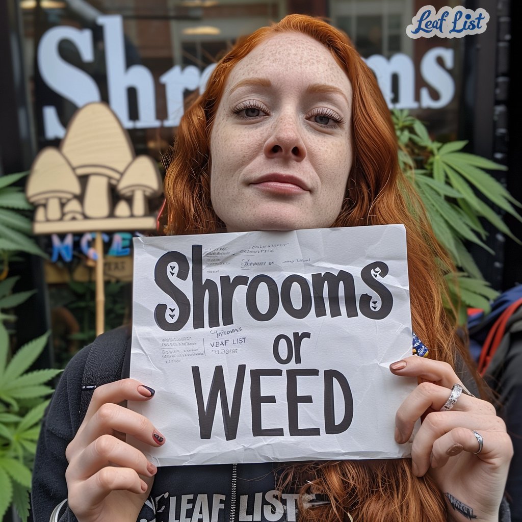 Pick one.  Shrooms or Weed?  
#StonerFam ➡️💓leaflist.us💓
