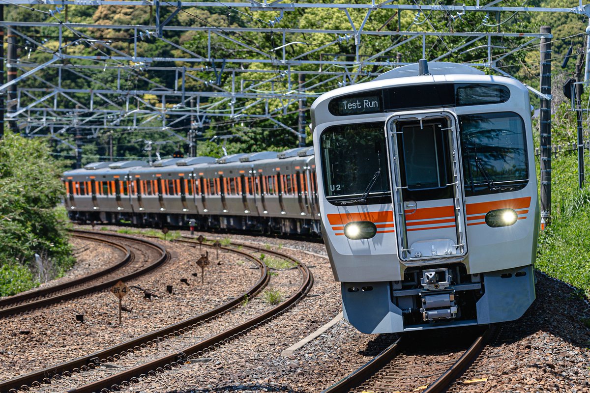 5/10 315系3000番台U1編成+U2編成 神領区→静岡区試運転 昨日日車を