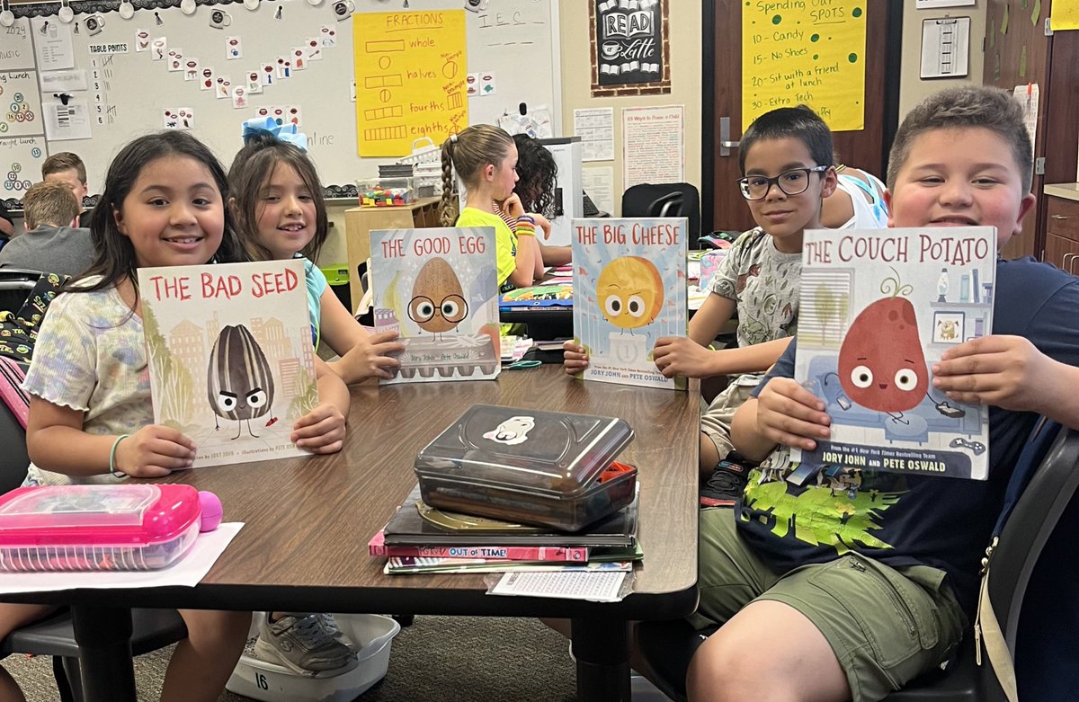These Smart Cookies know that I love Jory John books!! I love that they do too!! 🥚📖❤️<a href="/HumbleISD_LSE/">Lakeshore Elementary</a> #TeacherAppreciateWeek