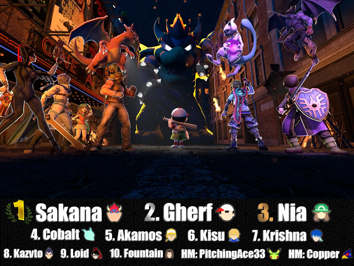 EsportsUGA's tweet image. The official UGA Smash Ultimate Power Rankings for Spring 2024! Big congratulations to everyone who made the cut!