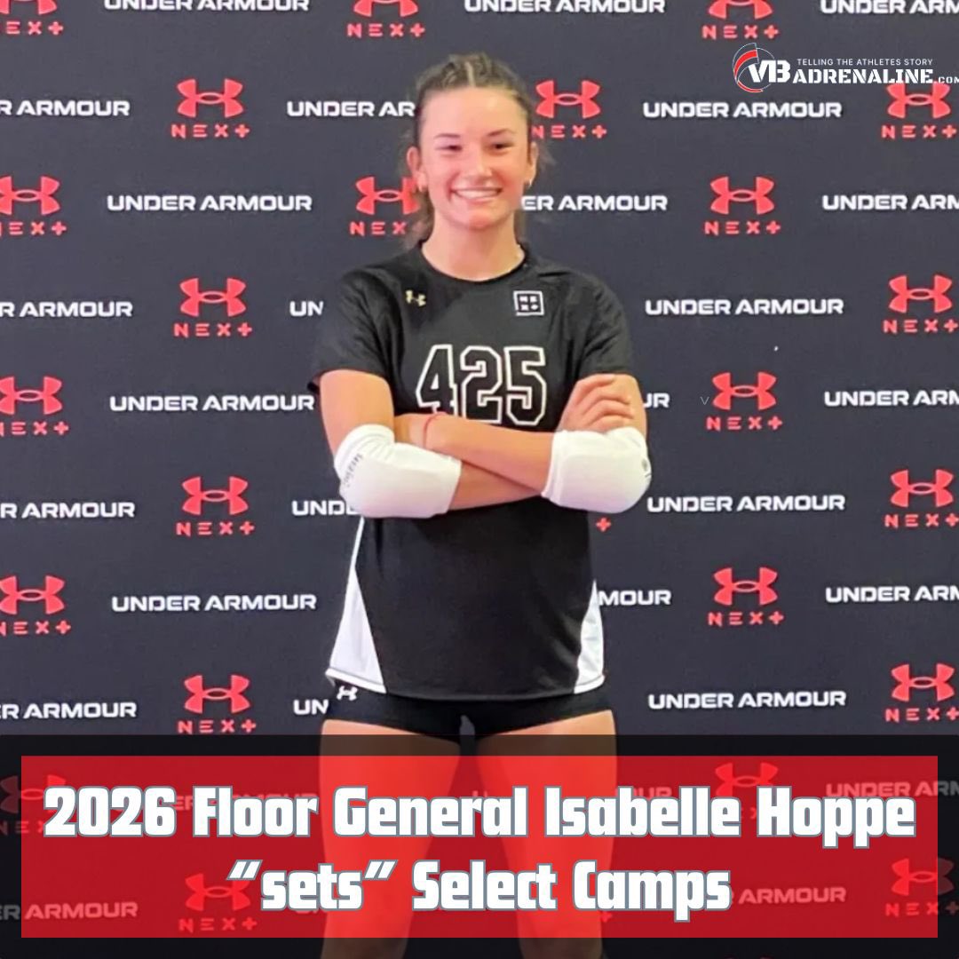 VBAdrenaline's tweet image. Top Setter of 2026 sets her camp calendar. Learn more about Isabelle’s journey on her #PlayerProfile
