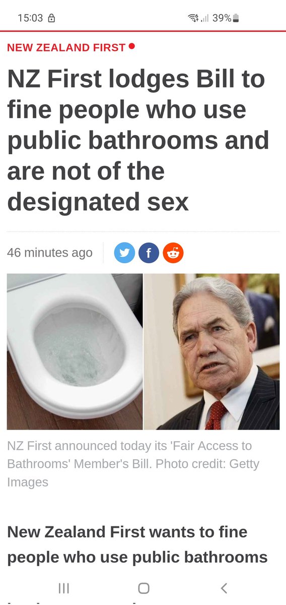 So how many'sexers' will they need to employ, to check the right sex is in the right loo? NZF have gone loony.
