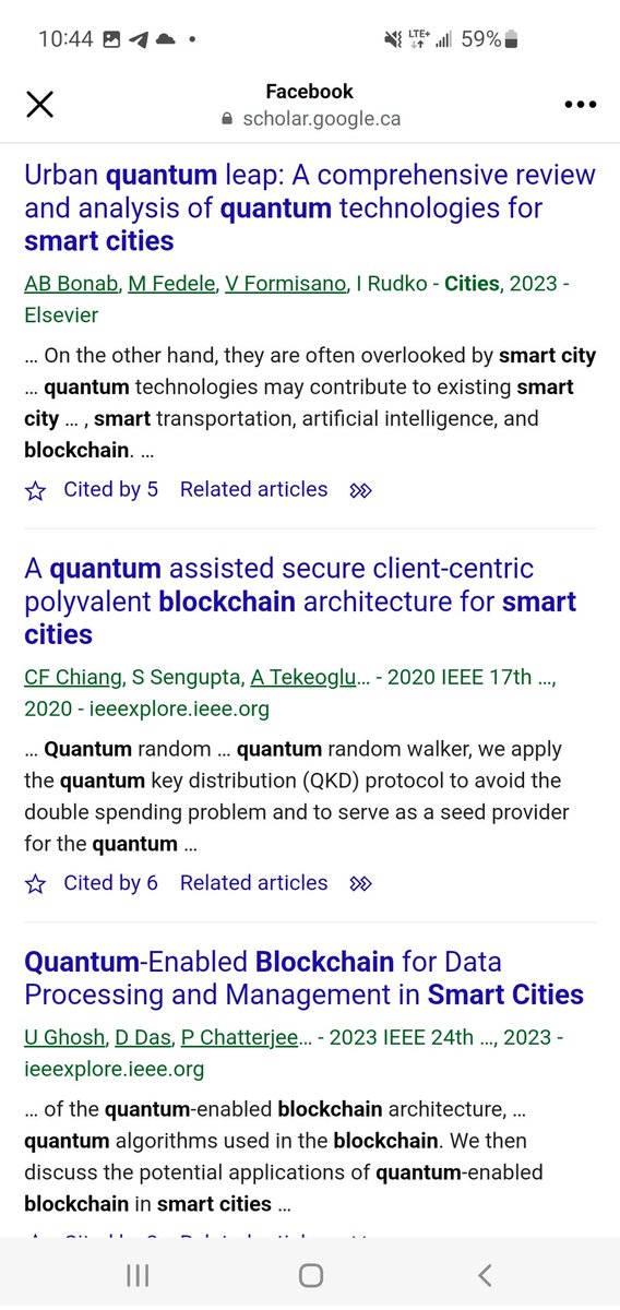 Once you see everyone is concerned about SMART Cities, you must be wondering why you're not hearing a damn thing in regards to the Quantum Blockchain Tech which runs the SMART City & ALL the tech in it, including ALL the nanotechnologies & the Metaverse. 
scholar.google.ca/scholar?q=quan…