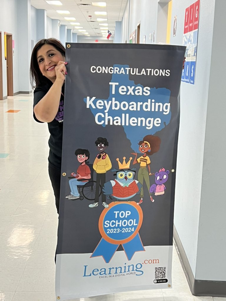 Congratulations to my 3-5 Grade students who placed as a top Texas school for the 2024 TX Keyboarding Challenge! -#TXKeyboarding @learning.com @HSI_ElPaso @HarmonyEdu @HPSWestTX