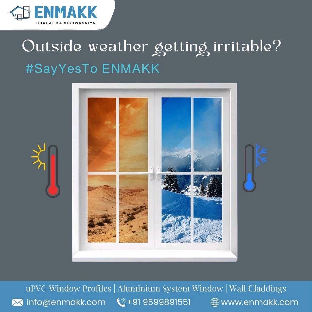 'Beat the heat and save on cooling costs with our UV-resistant #uPVC windows. Enjoy the view without compromising comfort! #EnergySavings'#Enmakk #Totalis