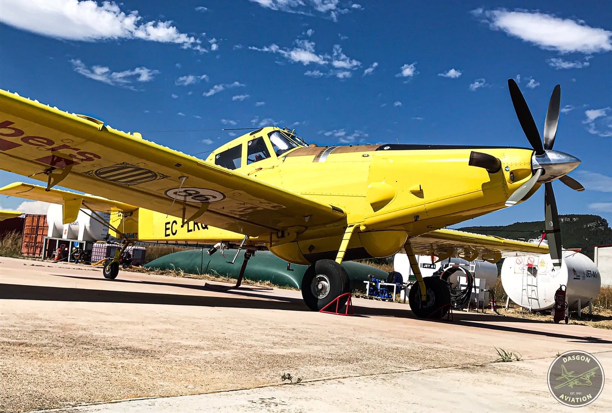 Parked at Igualada-Òdena this 'FireBoss' AirTractor🔥

@Spottersbcn 
#aviation #spotting #Igualada #AirTractor #FireBoss #Bombers