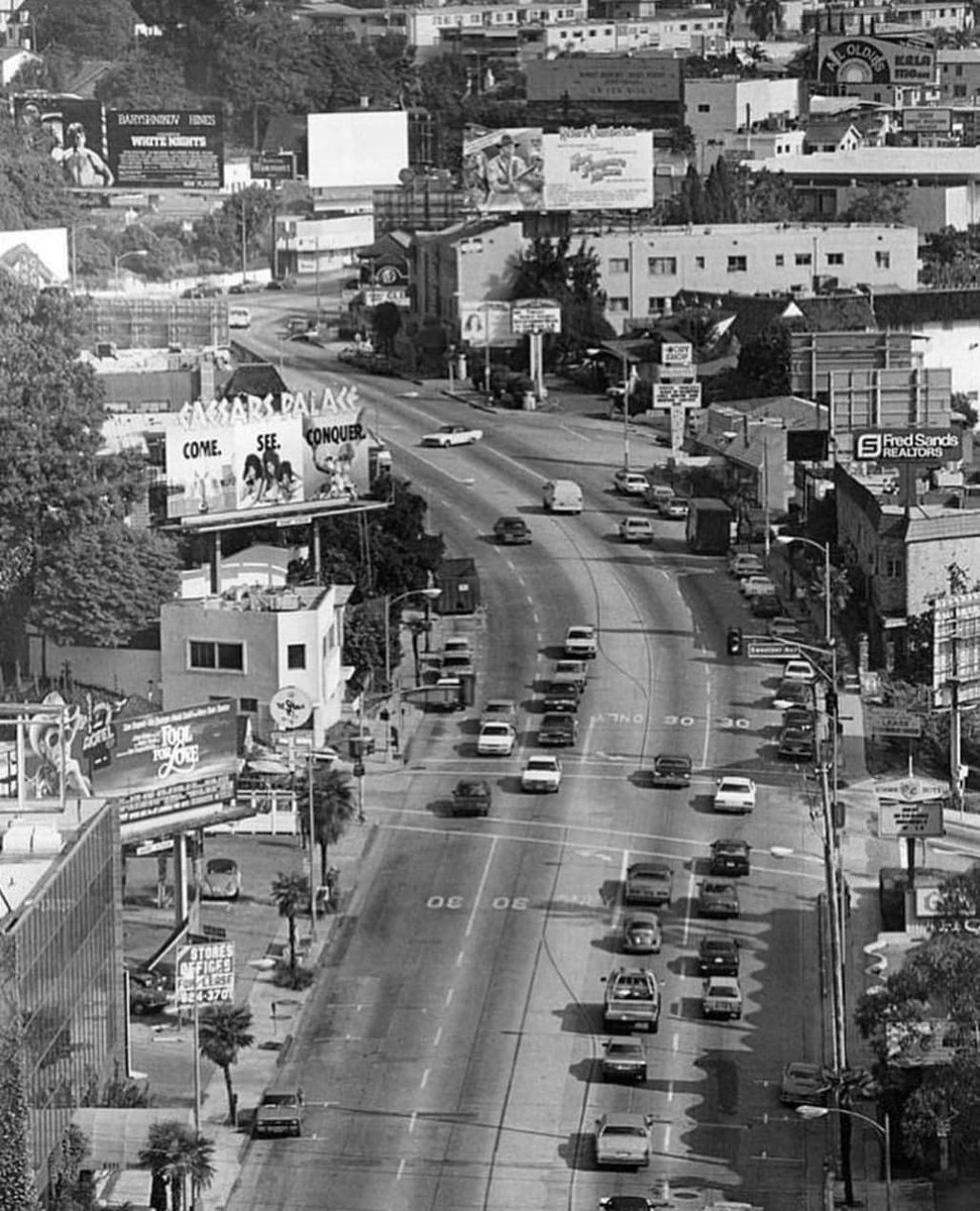 SunsetSrip 1985. I live down the hill from here. #WestHollywood #SunsetStrip #SunsetBlvd #WeHo