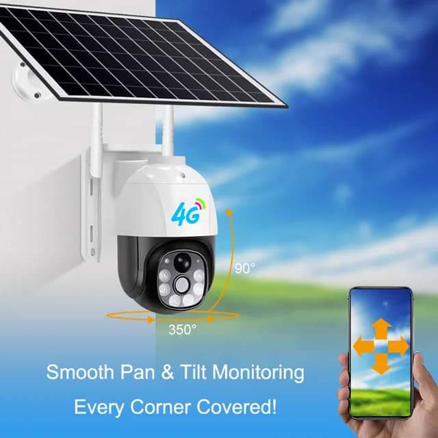 𝐒𝐎𝐋𝐀𝐑 𝐎𝐔𝐓𝐃𝐎𝐎𝐑 𝐒𝐄𝐂𝐔𝐑𝐈𝐓𝐘 𝐂𝐂𝐓𝐕 𝐂𝐀𝐌𝐄𝐑𝐀 📷. 4G Solar CCTV Camera, uses bundles. ~Has slot for Simcard ~Has slot for Memory card. ~360⁰ coverage. ~You just install an App on your phone and be monitoring all the happenings around your Compound wherever…