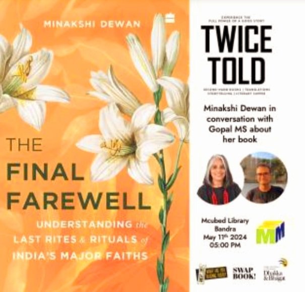 🔈Book Talk Mumbaikars, see you tomorrow, Saturday at 5 pm. I will be in conversation with the amazing @SloganMurugan, Mumbai Paused. @HarperCollinsIN Register here: insider.in/twicetold-with…