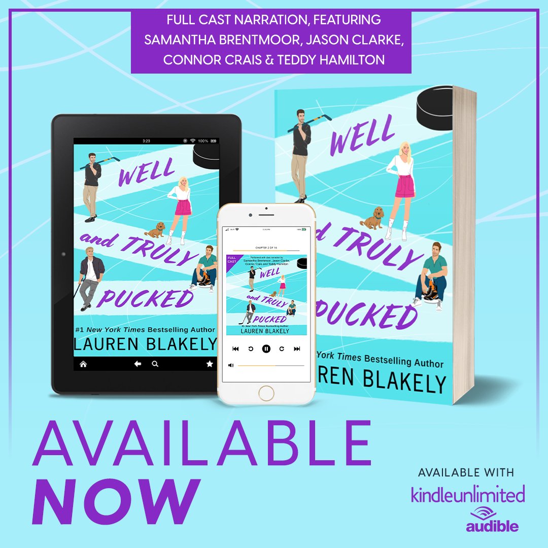 From Lauren Blakely, comes a brand new rivals-to-lovers, forced proximity, why choose hockey romance, and the final book in her My Hockey Romance series. Get it today! ✦Amazon: blkly.pub/WATPKindle ✦ Audible: blkly.pub/WATPAudible