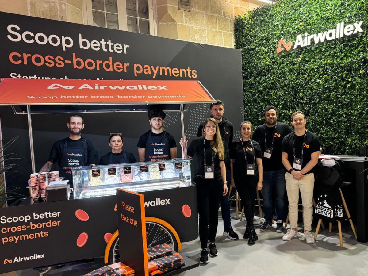 🍦What's your flavour? We're thrilled to be in Malta for the @EU_Startups Summit! Treat yourself to a scoop of ice cream (on us!) and explore why startups choose us to power their financial operations as they expand internationally. #EUStartups #Innovation #Fintech