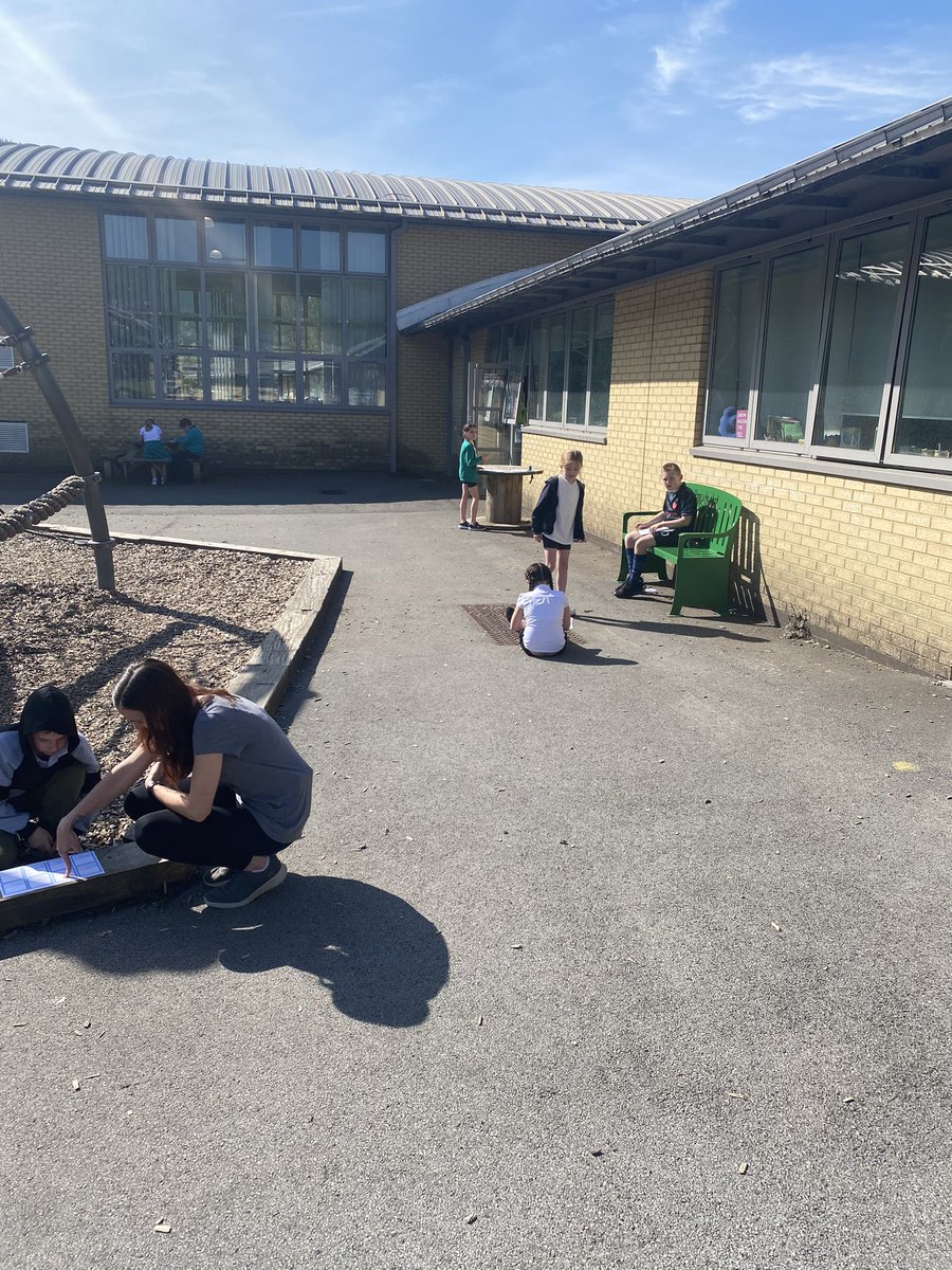 The children asked if we could take our maths outside today to enjoy the beautiful sunshine. #TheOVWay #Article12