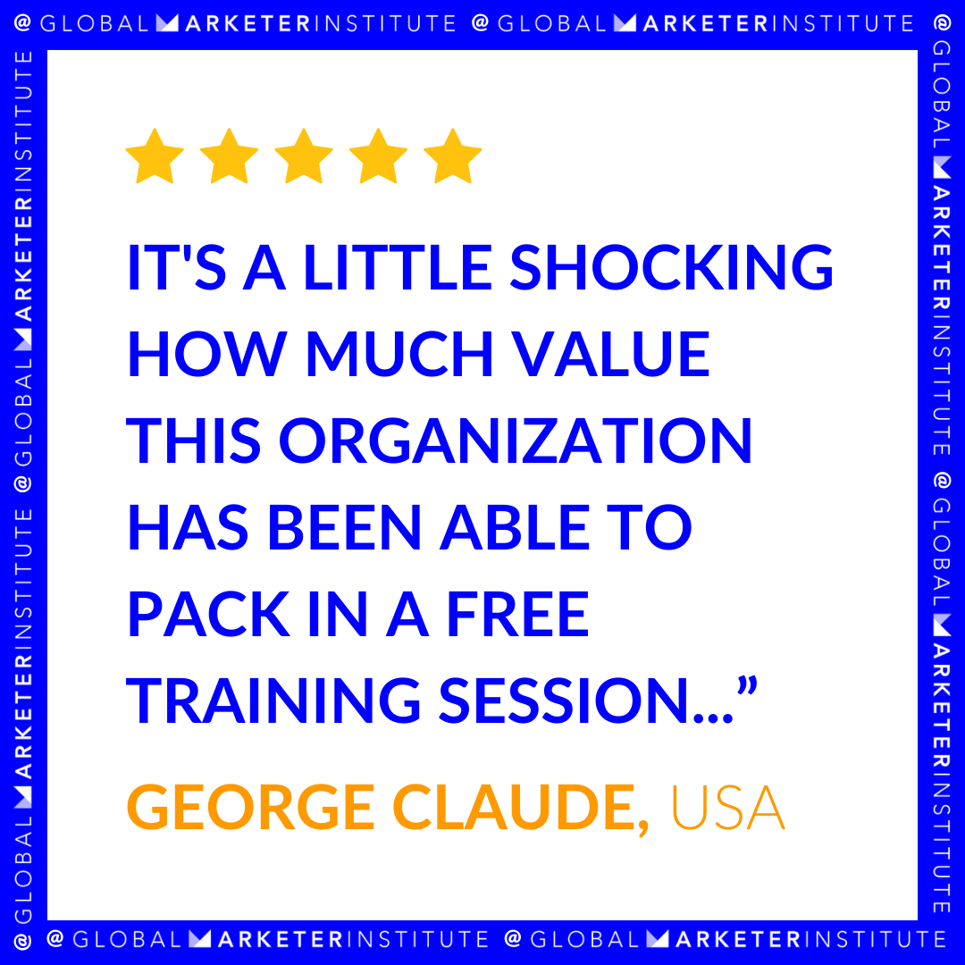 globalmarketer_'s tweet photo. Experience the training George is talking about for yourself 🤗 learn more at link in bio 🔗 https://t.co/ajnLWIpJTC https://t.co/qTfYdJrY7R