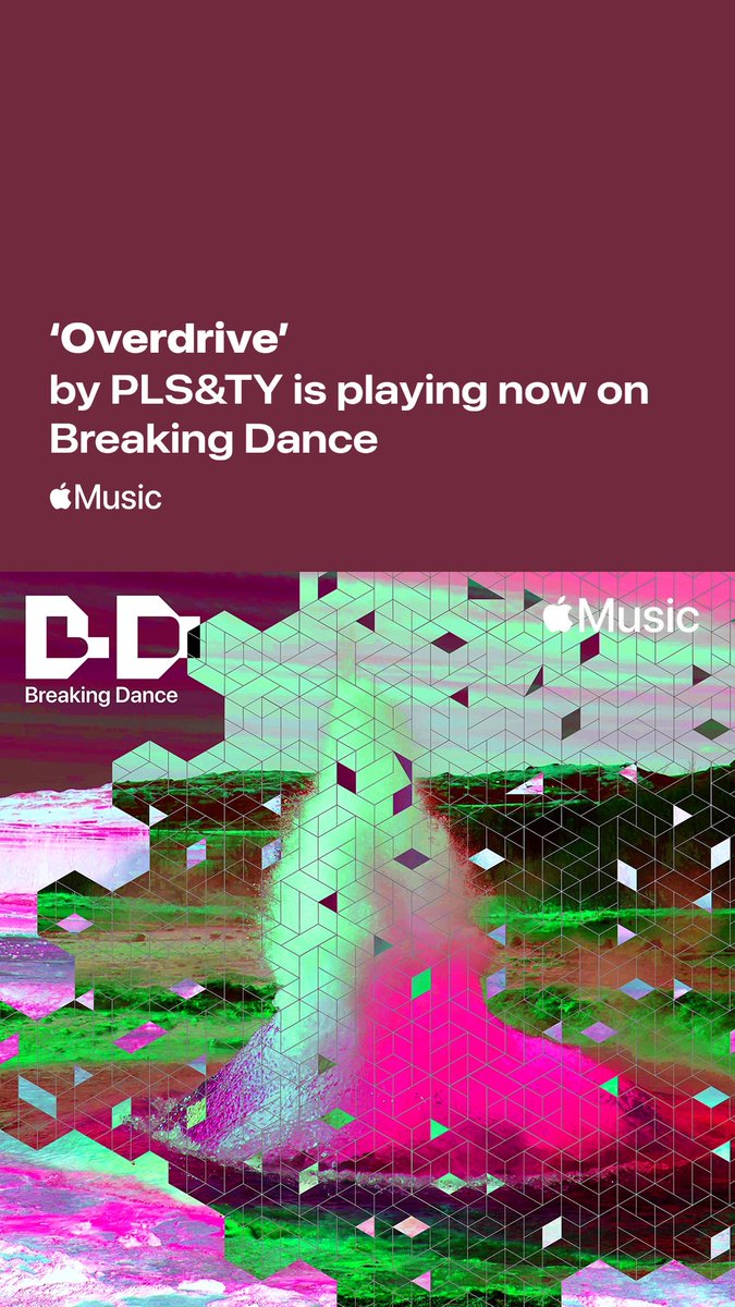 TY @AppleMusic! Listen to Overdrive in Breaking Dance: music.lnk.to/ephNzj & New in Dance: music.lnk.to/ZrN7X2