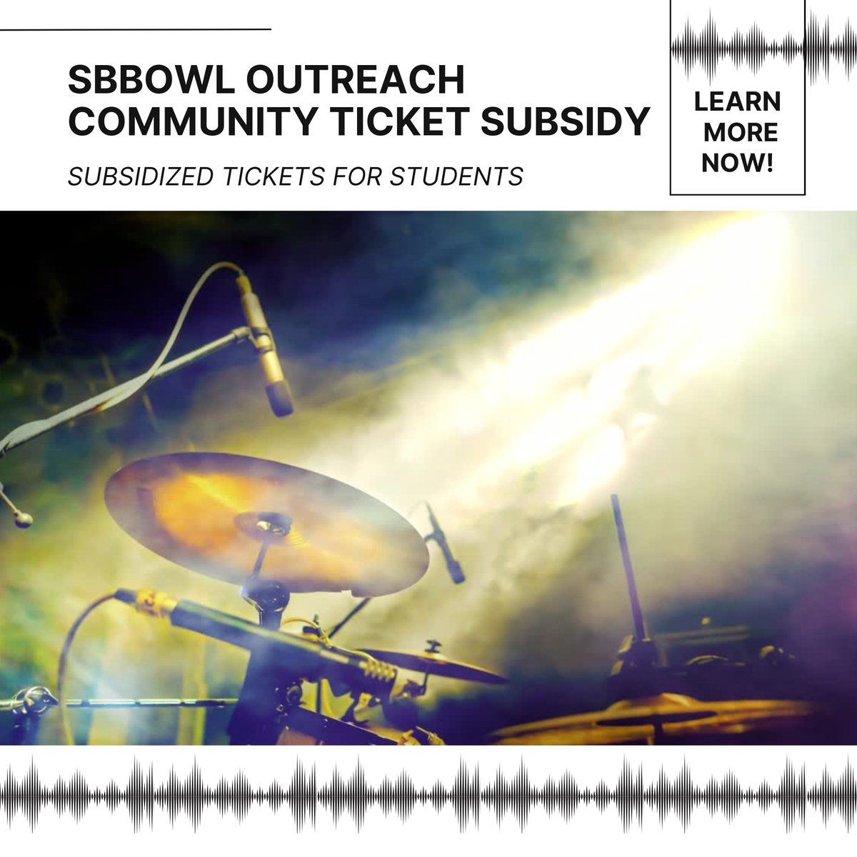 🎟️ @Sbbowl Outreach CTS student ticket opportunities are back! What is CTS? Learn more about CTS and how to sign up: sbbowl.com/cts 🎵For all Bowl news & info: sbbowl.com #SantaBarbaraBowl #SBBowl #SBBowlseason2024 #sbbowloutreach #sbbowloutreachCTS