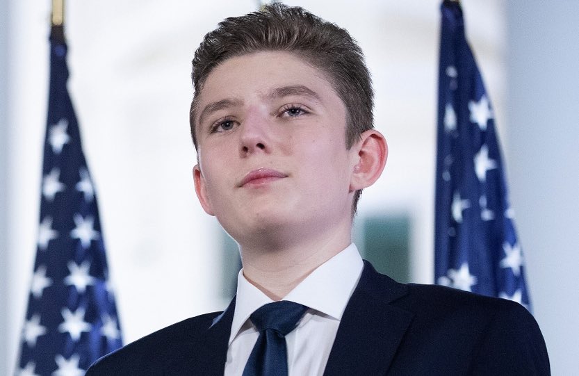 Barron Trump has been selected to serve as a Florida delegate at this year’s Republican National convention. He’s eighteen now.

I’ll be honest, he looks way to much like his criminal father for me to cut him any slack. “But Jack, he can’t help how he looks..”

Tough shit.