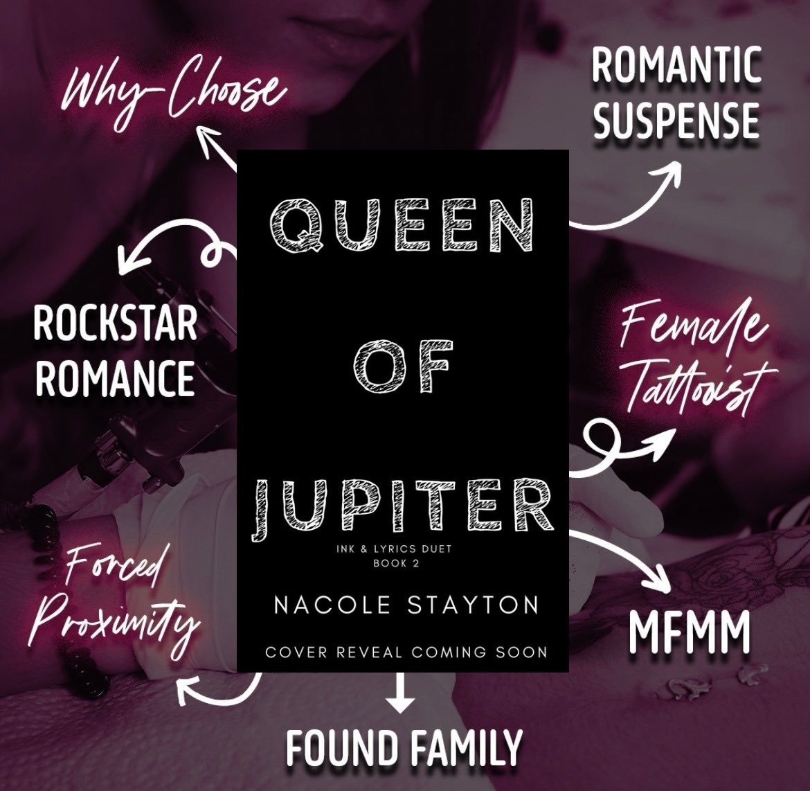 nacolewrites's tweet photo. April showers bring May flowers &amp; May brings the cover and blurb reveal for Queen of Jupiter! 

Have you signed up yet? 

🔗 https://t.co/xDnfNnDbZN 

#inkandlyricsduet #nacolestayton #coverrevealcomingsoon#queenofjupiter #theauthoragency https://t.co/Fb9CIJyl6P