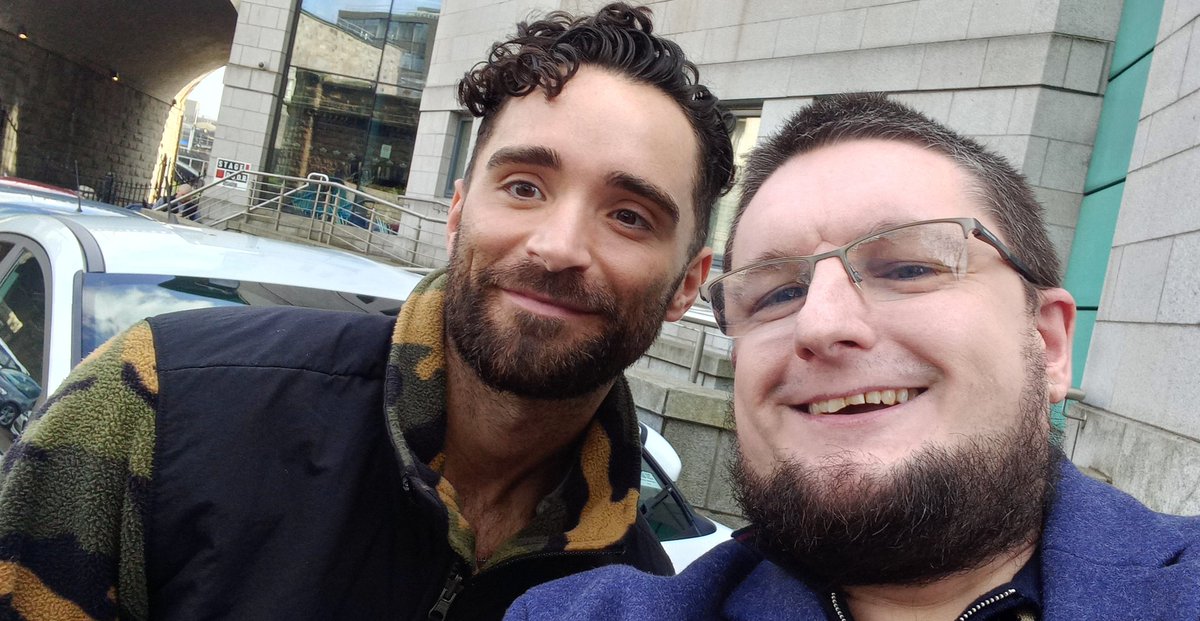 I had the pleasure of meeting Matthew Croke, last week, after his amazing performance as Nadeem in I Should Be So Lucky at His Majesty's Theatre in Aberdeen. Thanks for your time, Matthew. It was very much appreciated. #IShouldBeSoLucky #HisMajestysTheatre #Aberdeen #MatthewCroke