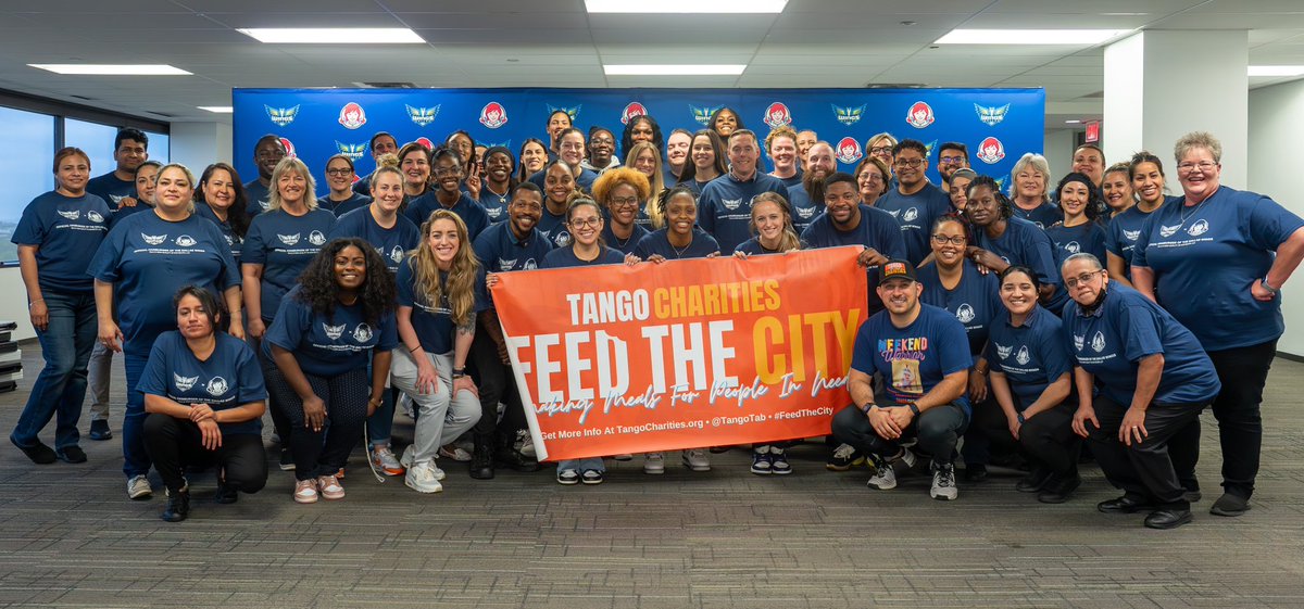 Making an impact 💪 @Wendys | Tango Charities