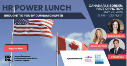 HRPADurham's tweet photo. 📢HR Power Lunch!
Learn practical solutions to cross-border issues, know how to determine what type of work permit/visa is required, and how to transfer people across the Canada/ U.S. border. May 23 - Register here. https://t.co/rD2wCLXPiV
