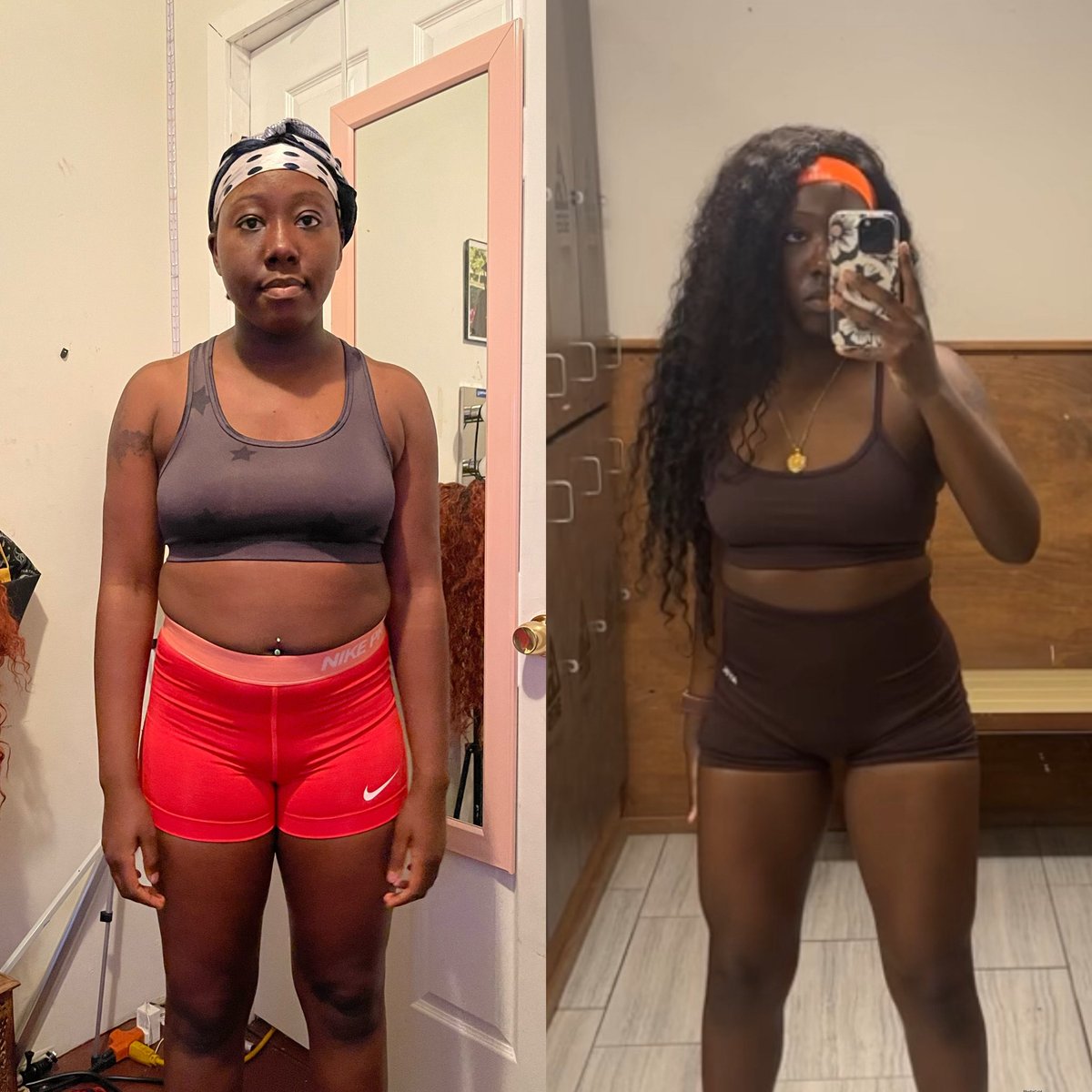 stallicorns's tweet photo. Same weight, different lifestyle 
2021-Now
My abdomen is my biggest hurdle fr https://t.co/TbKAk3SeZU