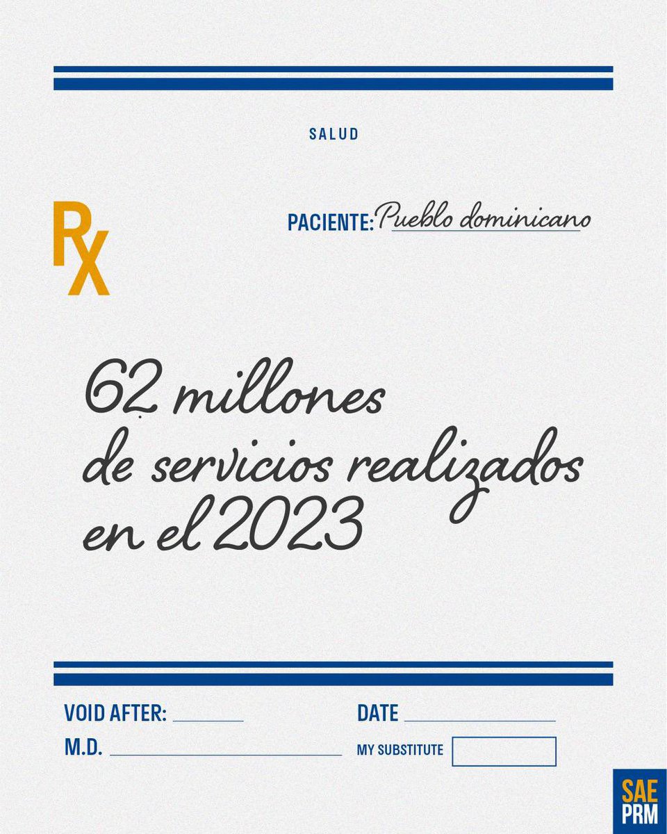 En estos últimos 4 años hemos apoyado y fortalecido el sector salud fuertemente.
Mejorando las posibilidades de todos los dominicanos con buenas inversiones en el sistema de salud, porque primero Dio ̈ y después la salud.
#EstoEsCambio #EstamosCambiando  #Luis2024