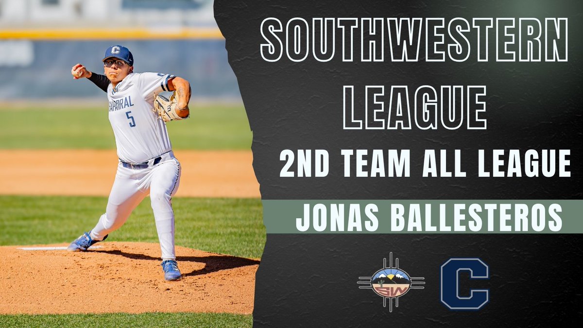 chspumabaseball's tweet image. Congratulations to Jonas Ballesteros!!
SWL 2nd Team All League!!

#PumaProud #PumaPride #CHSbaseball