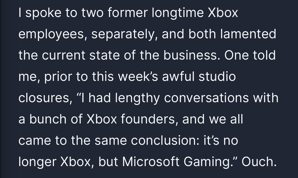 “It’s no longer Xbox, but Microsoft Gaming.”