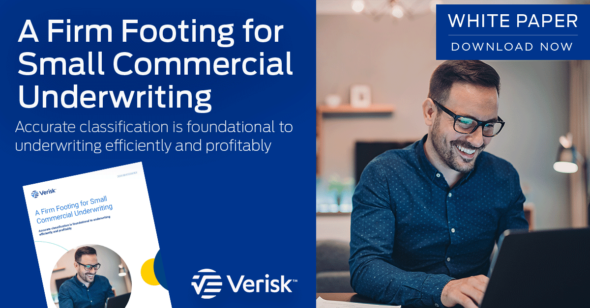 #SmallCommercial #insurance often relies on manual verification to classify risks. But that approach can lead to inaccuracies and costly consequences. Learn how to overcome those issues with this whitepaper from @Verisk_UW. 

bit.ly/3JIdxIL