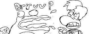Schelsy2's tweet photo. Glowbox got no decency loool #Splatoon3 #NintendoSwitch #rayman #glowbox #fanart #sketch #drawing #raymanfanart https://t.co/2GUpMV5iiA