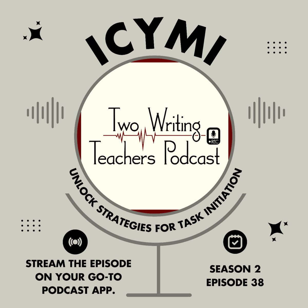 🎙️Do you have students who have trouble starting on tasks? 📝 Tune in to this week's Tip for Tomorrow to discover nine powerful ways to help students begin to overcome these challenges during writing time!  🎧Listen now: buzzsprout.com/2027003/149399…. #TWTPod