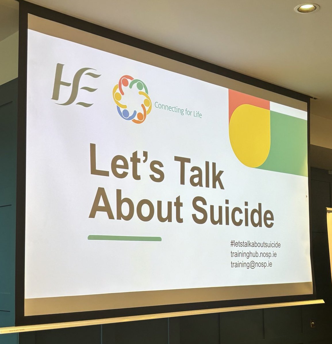 #Letstalkaboutsuicide. Today I launched a new free online, suicide prevention training programme. This important new resource, a collaboration @HSELive @NOSPIreland helps people develop their skills to keep others safe from suicide. Check it out. traininghub.nosp.ie