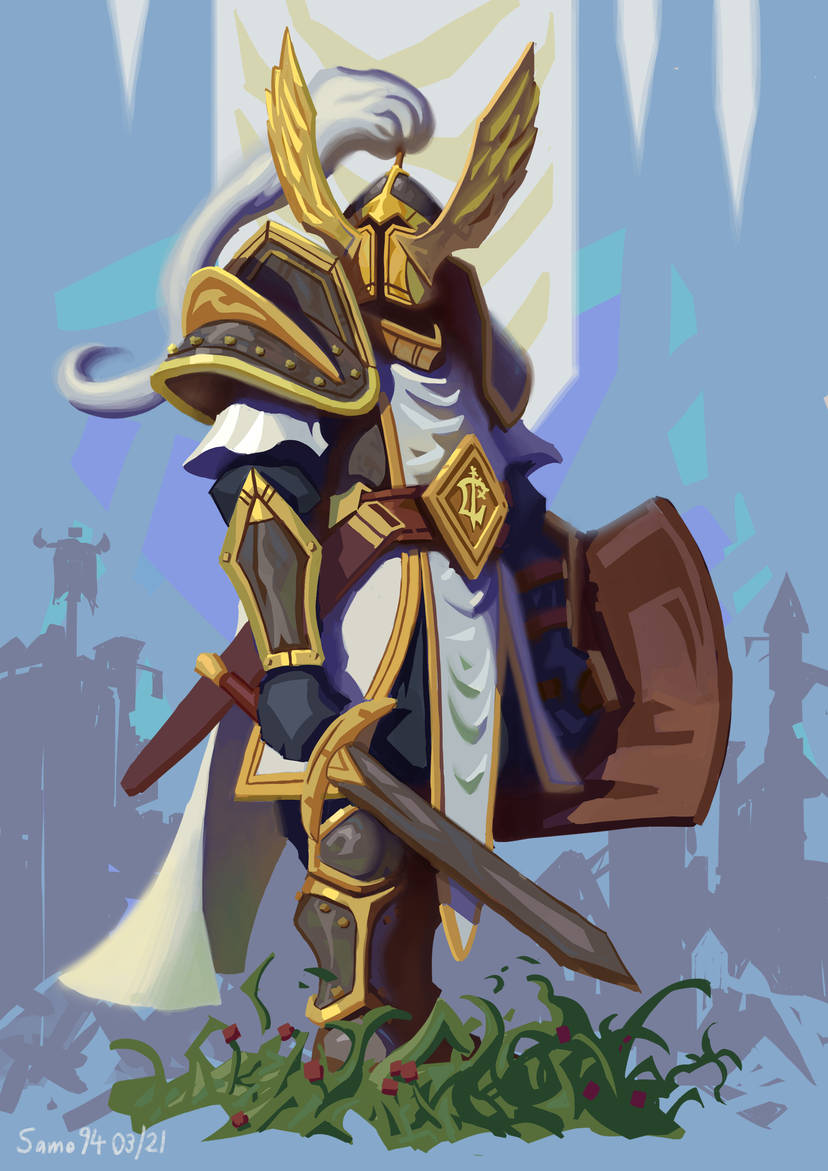 Warcraft Alliance lieutenant! loved the unit in Warcraft 3, pretty sure I have painted them way too many times over the years haha - 2021
#warcraft3 #worldofwarcraft #forthealliance #warcraftart