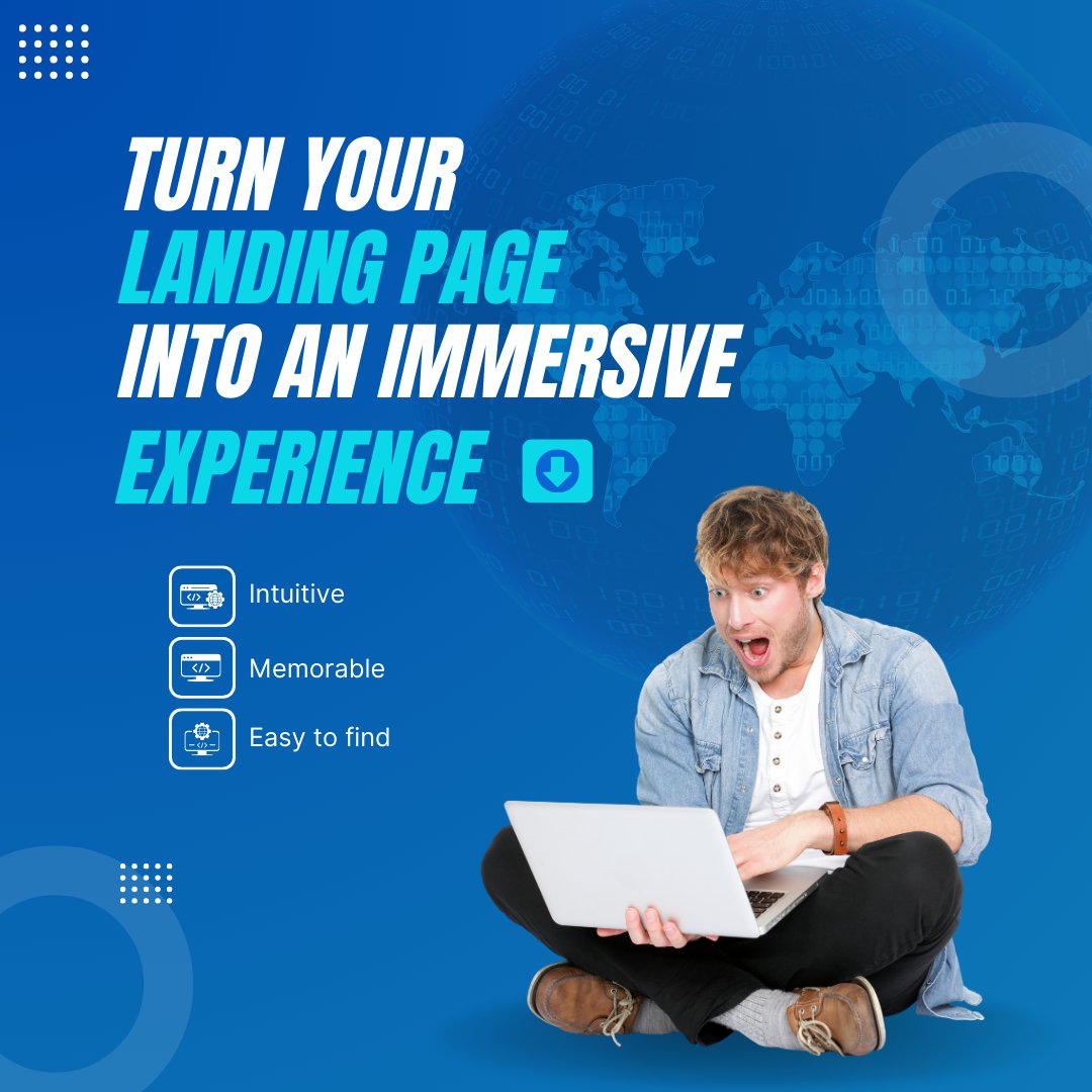 'A website should be more than a page—it should be an experience. Let us create an immersive digital journey for your audience. 🌐🚀 #DigitalExperience #WebDevelopment'