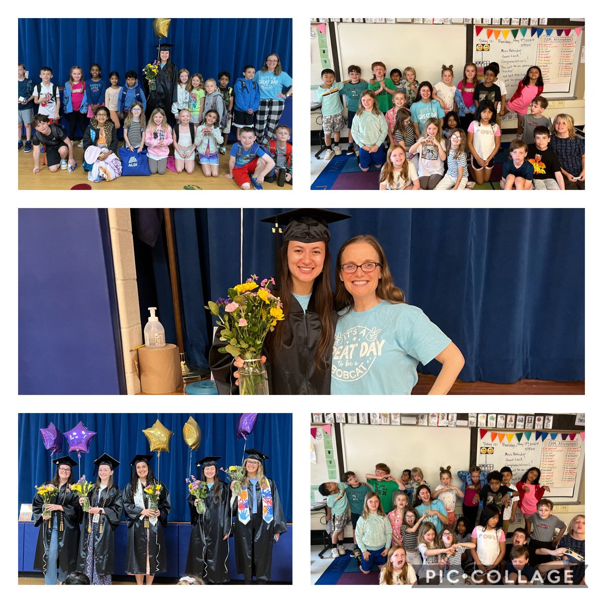 MrsMizesClass's tweet image. Today was our amazing student teacher’s last day! She graduates tomorrow from @WCUofPA!! We are so proud of her! We know she will be a wonderful teacher and we will all miss her so much! Congratulations Miss Bolinder, we love you!!💛💜