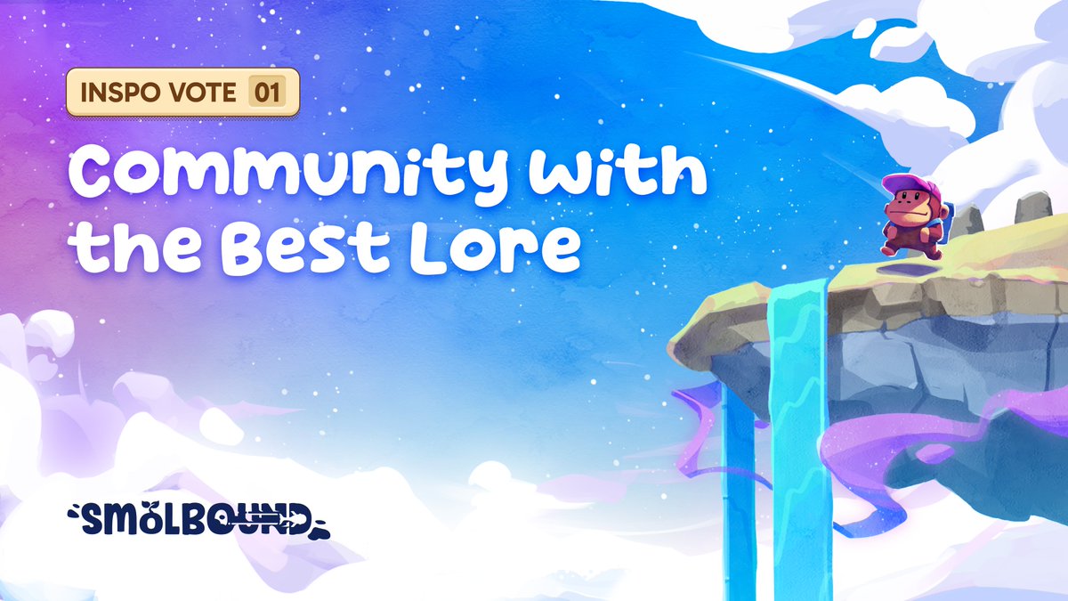 INSPO Vote #1 is live 💡🗳️ Earn INSPO by casting your vote for the community, game or project that has the best lore in the Smolbound Hub 👇 hub.smolbound.com/modules/voting
