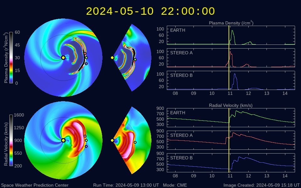 The Space Weather Prediction Center has issued its first G4 severe geomagnetic storm watch in 2 decades for Fri night. The last G4 storm in 2005 notably caused power outages in Sweden and damaged transformers in South Africa.