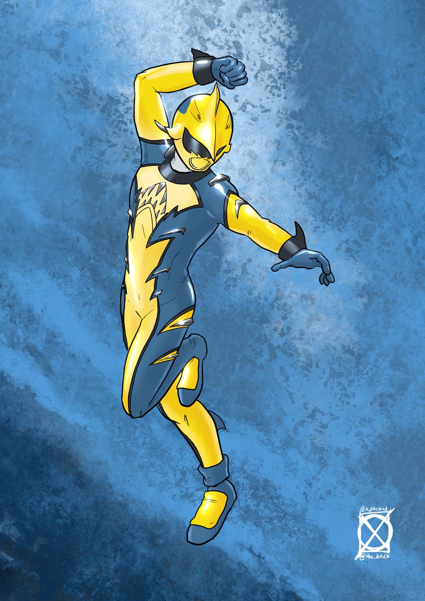 COMMISSION PROMOS OPEN (starts at $15) Swordfish Champion Yellow from @xm0_0se.x’s Champions of Atlantis. These were designed by me (the first I made actually) and comceptualized by @xm0_0se.x #powerrangers #supersentai