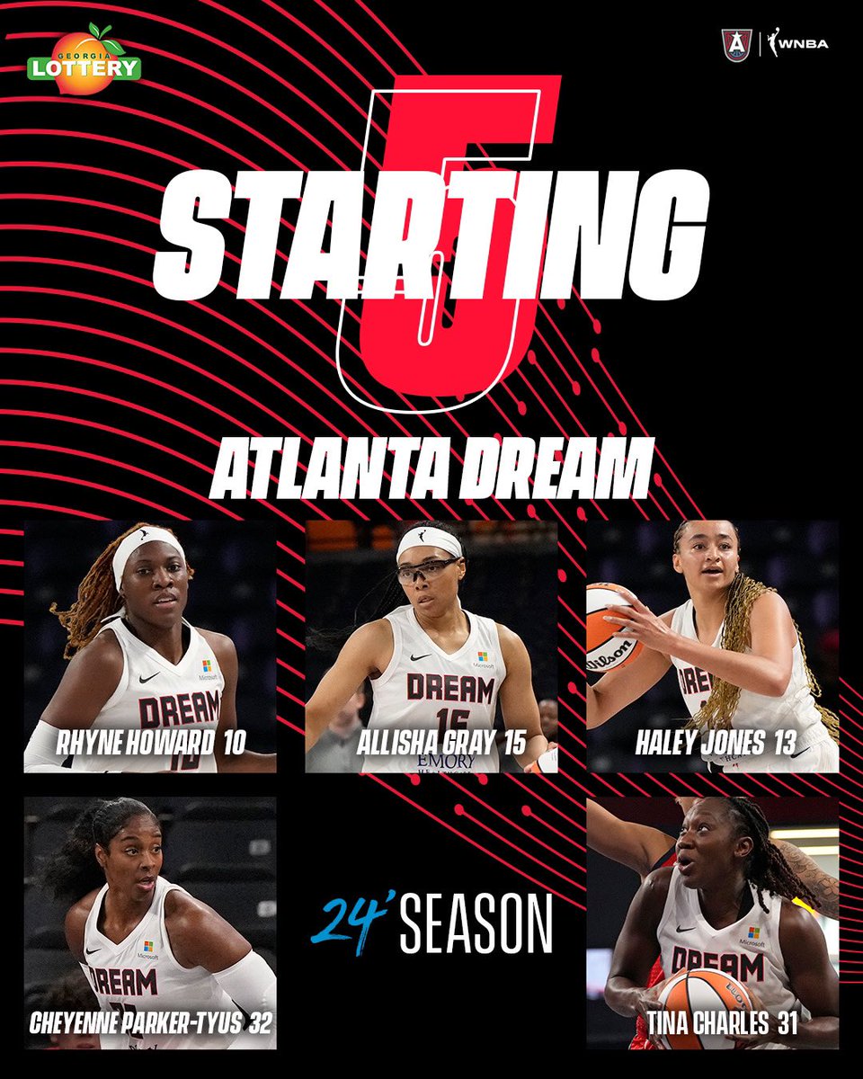 Your Atlanta Dream Starting 5! 

#DoItForTheDream | @GeorgiaLottery