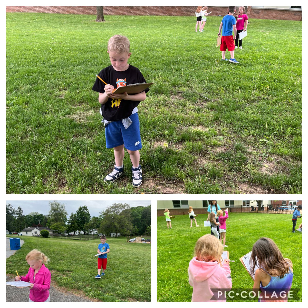 MrsMizesClass's tweet image. What a fun day we had celebrating Camping Day!! Our classroom was transformed into a campground and Ss worked at their “tents” all day!! We also had special camp themed centers, a picnic lunch outside, AND a nature scavenger hunt!!🏕️💚