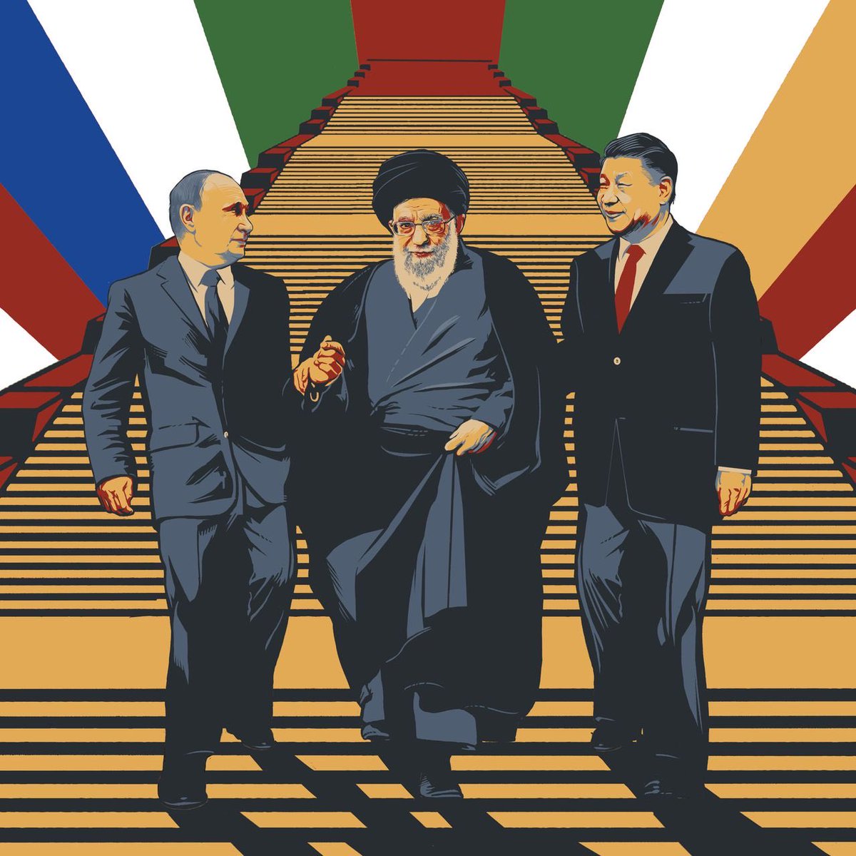 Russia,Iran and China they raised the level of partnership to strategic