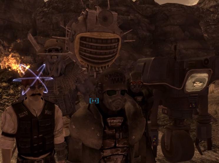 Me and the boys getting ready to shape the future of New Vegas for generations to come