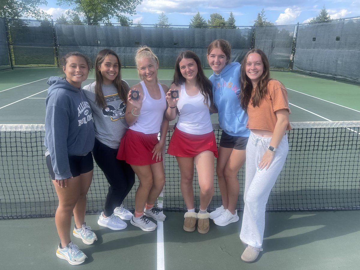 We have 2 medalists at the Metro Conference Tournament! At #1 singles, April Reiss beat MW 8-3. At #2 singles, Ava Woods beat Gretna East 9-8 (8-6). It was a great tournament for the Patriots! <a href="/MSHSactivities/">Millard South Activities</a>