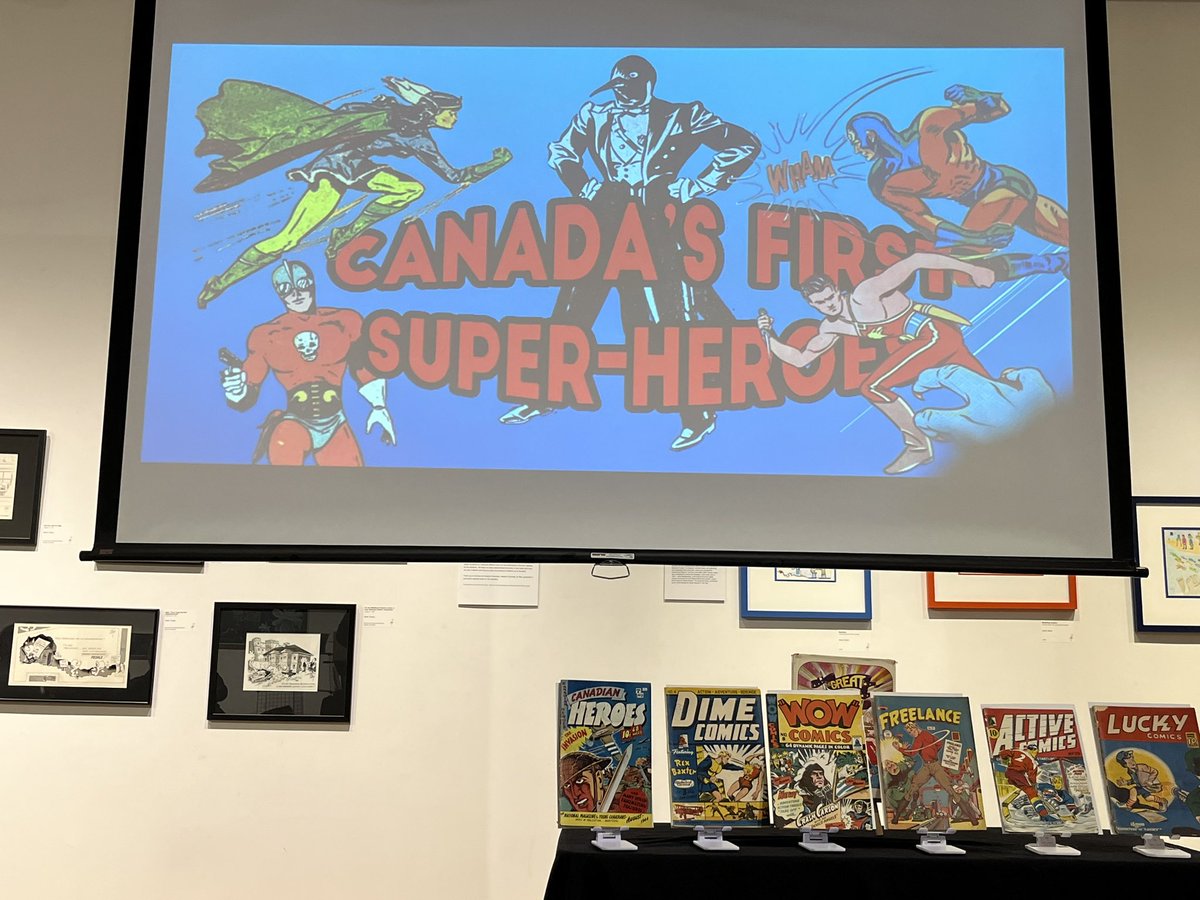 Canada’s First Super-Heroes talk starting now at @tapcreativityon! #tingfest