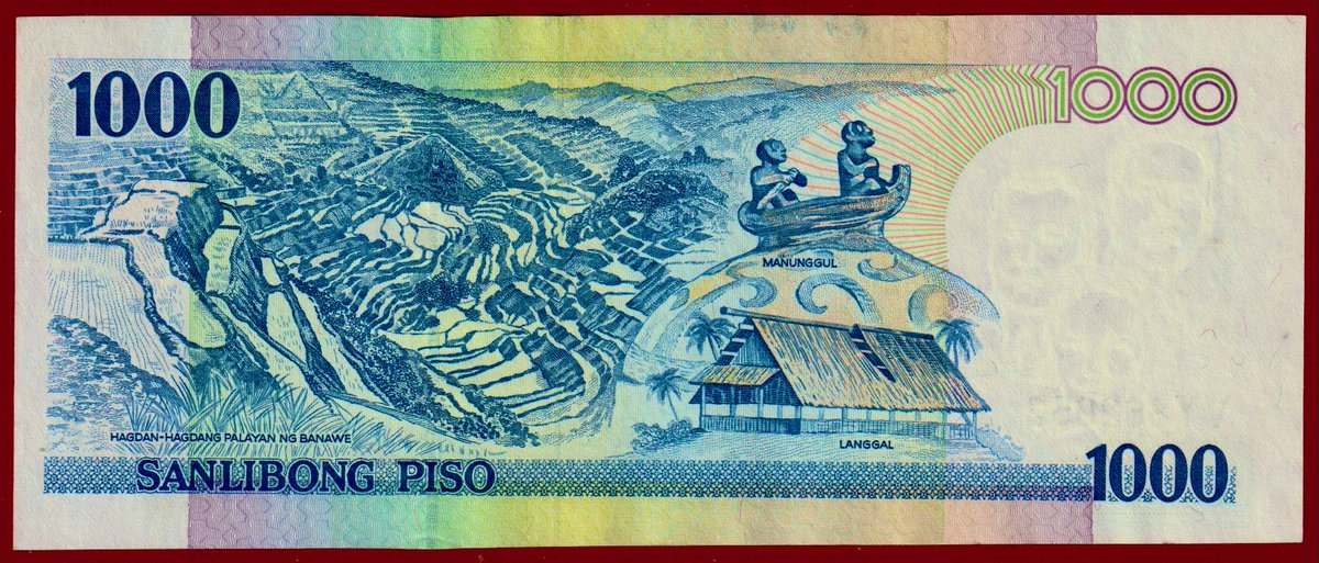 Philippines 1000 Piso 2012 P 197d Crisp UNC. ebay.com/str/patinanumi… ] #banknote #banknotes #paper #stamp #stamps #philately #books #coin #numismaticbooks #iridescent #rainbow #collectibles #coinsforsale
