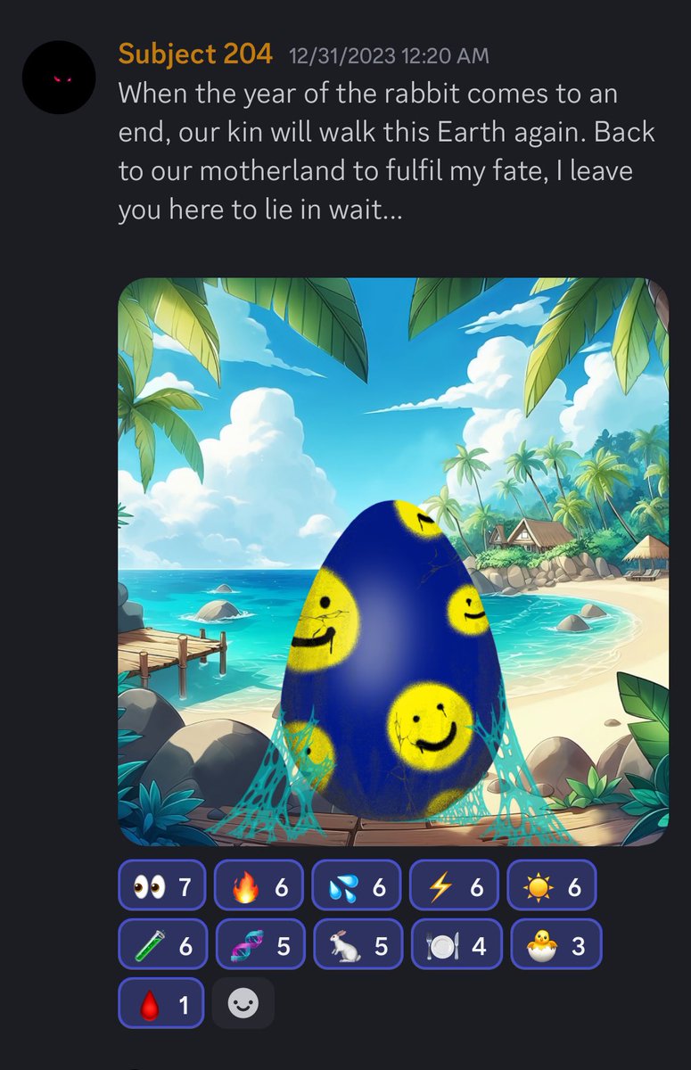 We are adding emojis to the egg over @ChilledKongs discord let’s see how many emojis we can add if you think there is something missing let us know. Maybe all the egg needs is a little #Attention Let’s #play Kongs 🙌 #EpochLabz #Communityiskey #PlayingAttention 👀