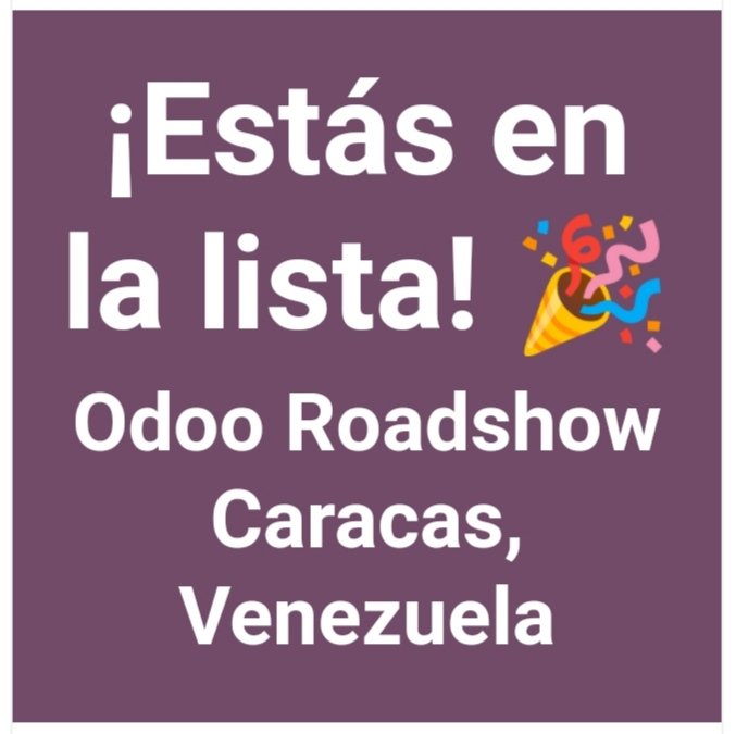 proincentiva's tweet photo. Proincentiva en Odoo Roadshow. Hotel Tamanaco Caracas 9 mayo 2024. Equipo tecnológico en actualización continua... https://t.co/d4zLlcWfAT