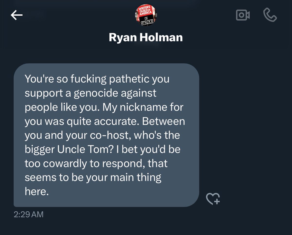 glad to see @realRyanHolman is back to being the REAL Ryan Holman