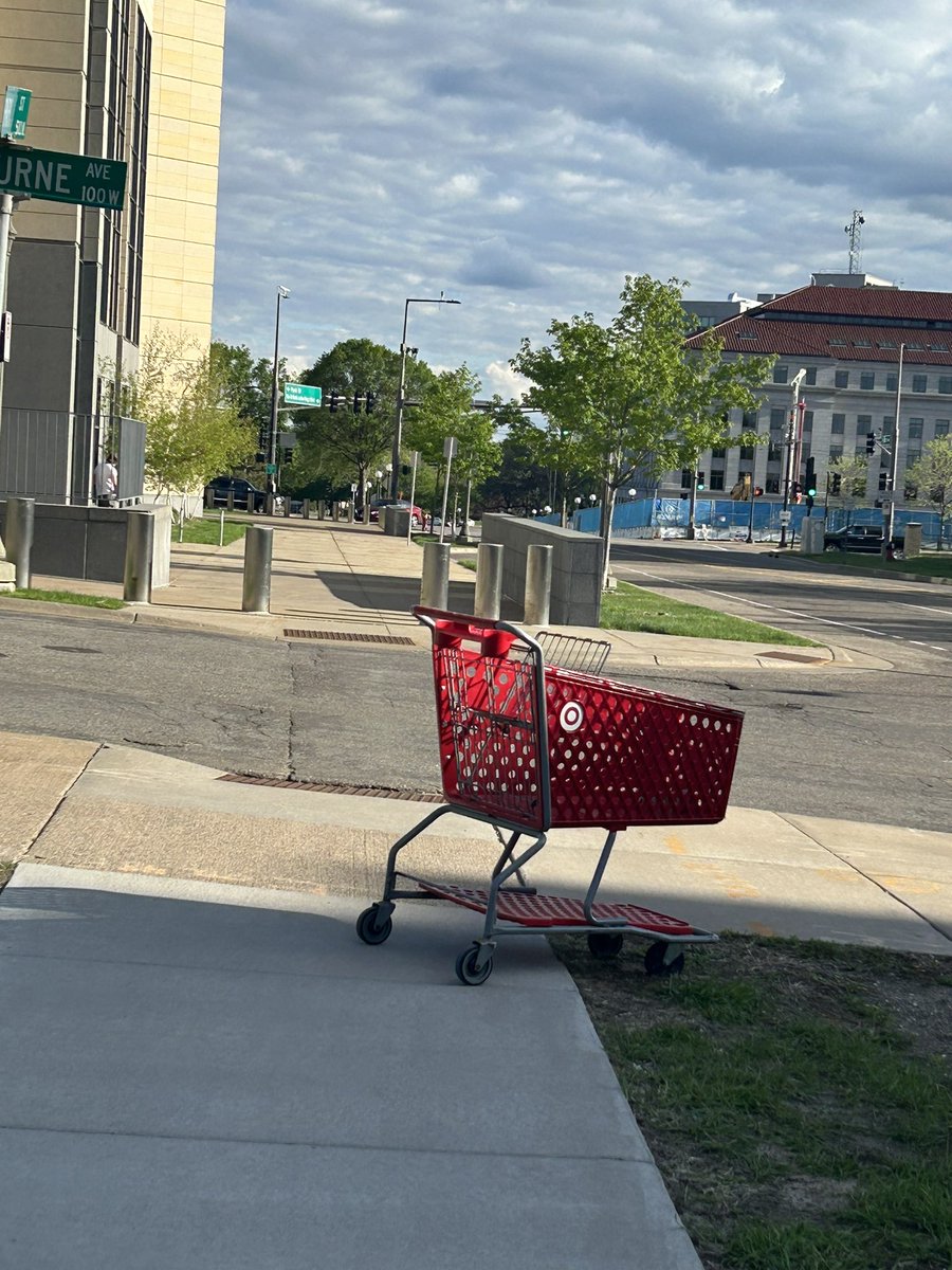 The #mnleg Target cart